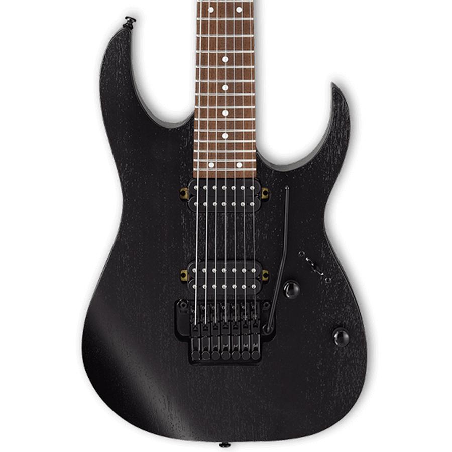 Ibañez - Guitarra Eléctrica RG de 7 cuerdas, Color: Negro Veteado Mod.RG7420Z-WK_63