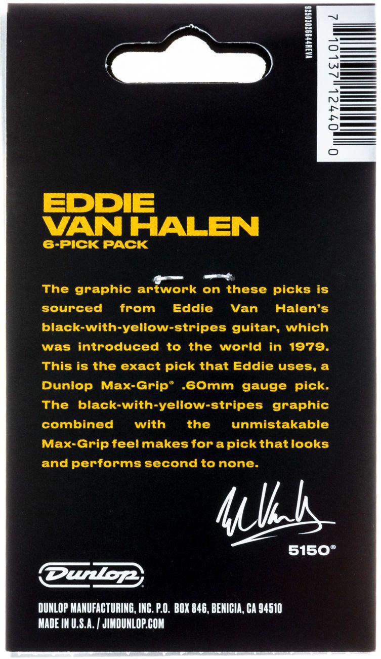 Dunlop - 6 Plumillas Van Halen, VHII Mod.EVHP04_20