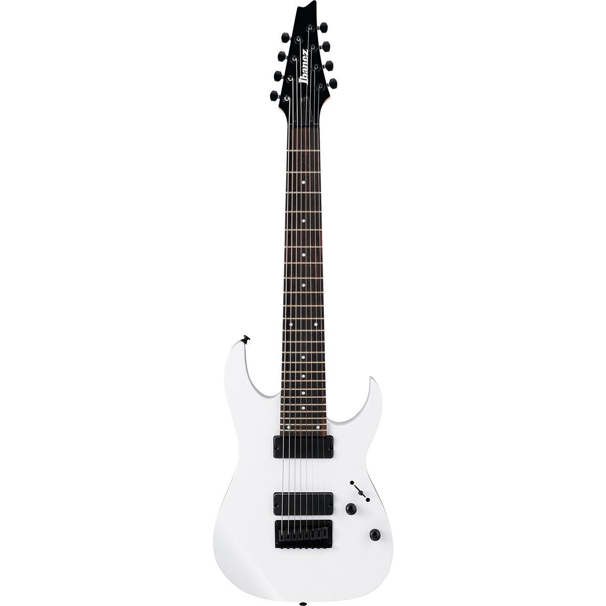 Ibañez - Guitarra Eléctrica RG de 8 cuerdas, Color: Blanca Mod.RG8-WH_72