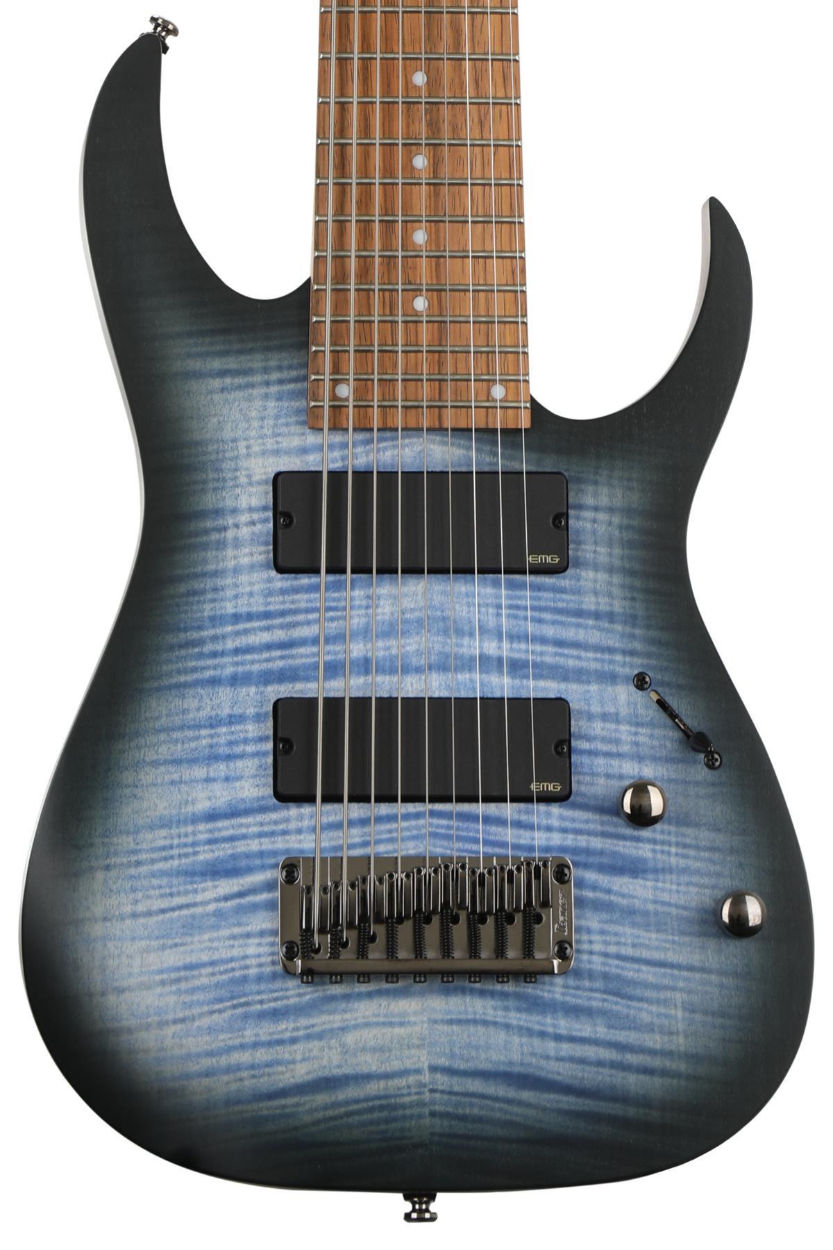 Ibañez - Guitarra Eléctrica RG Iron Label de 9 Cuerdas, Color: Azúl Mod.RGIR9FME-FDF_80