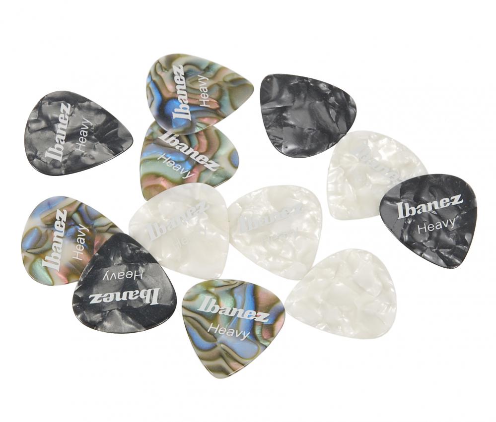 Ibañez - Plumillas Celluloid 12 Piezas, Color: Varios Calibre: Heavy Mod.ABCE161H-M01_3