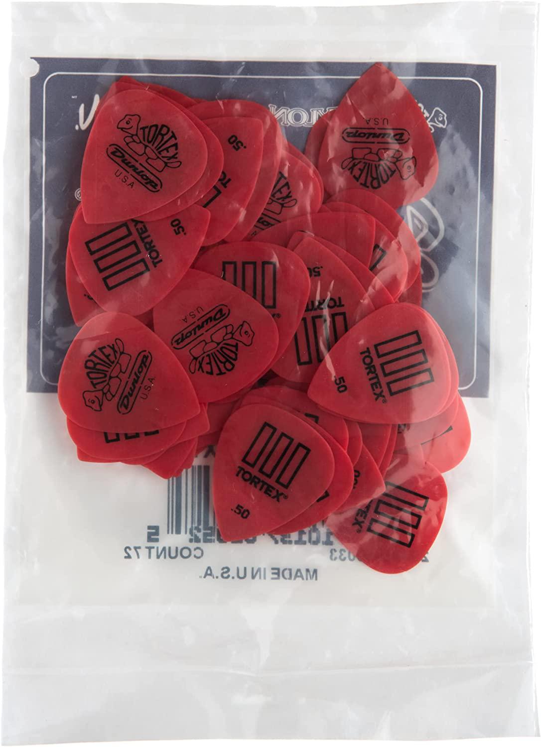 Dunlop - 72 Plumillas Tortex TIII, Calibre: .50 mm Mod.462R.50_18