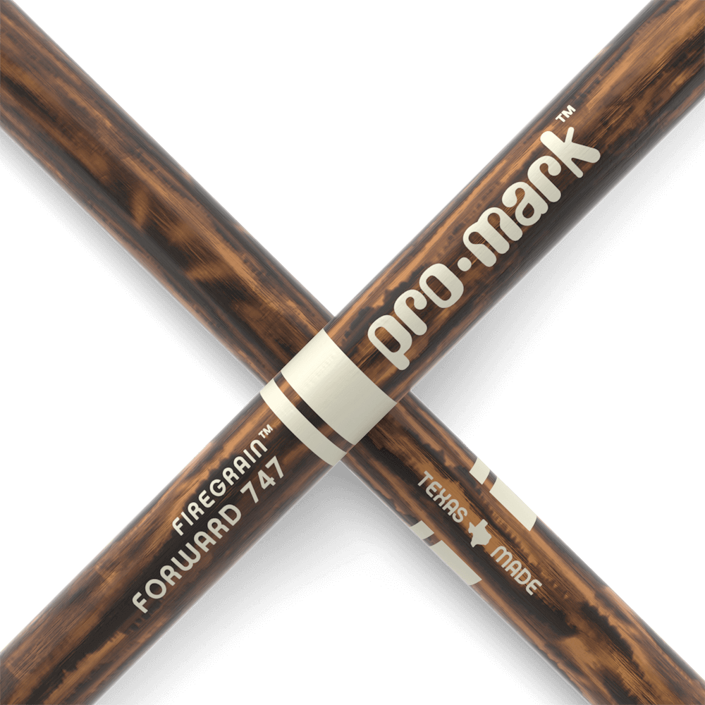 Promark - Baquetas Forward 747 Firegrain Hickory, Punta: Madera Mod.TX747W-FG_11
