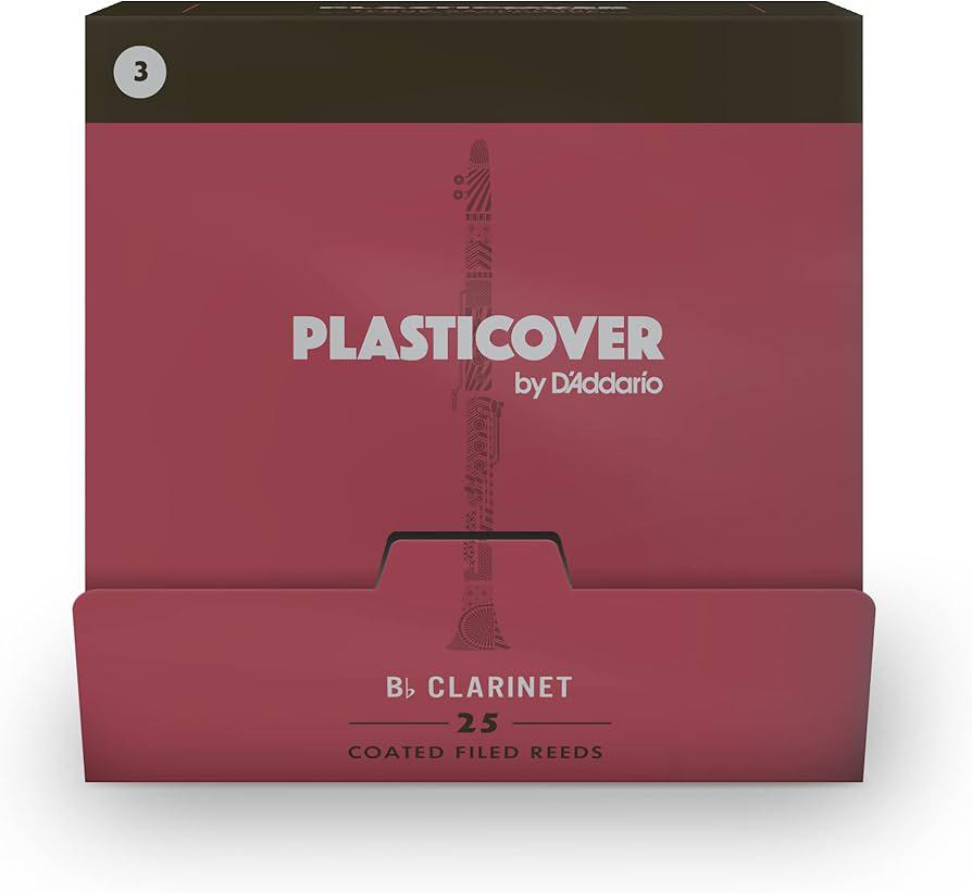 D'Addario - 25 Cañas Rico Plasticover para Clarinete Si Bemol, Medida: 3 Mod.RRPBCL300-B25_41