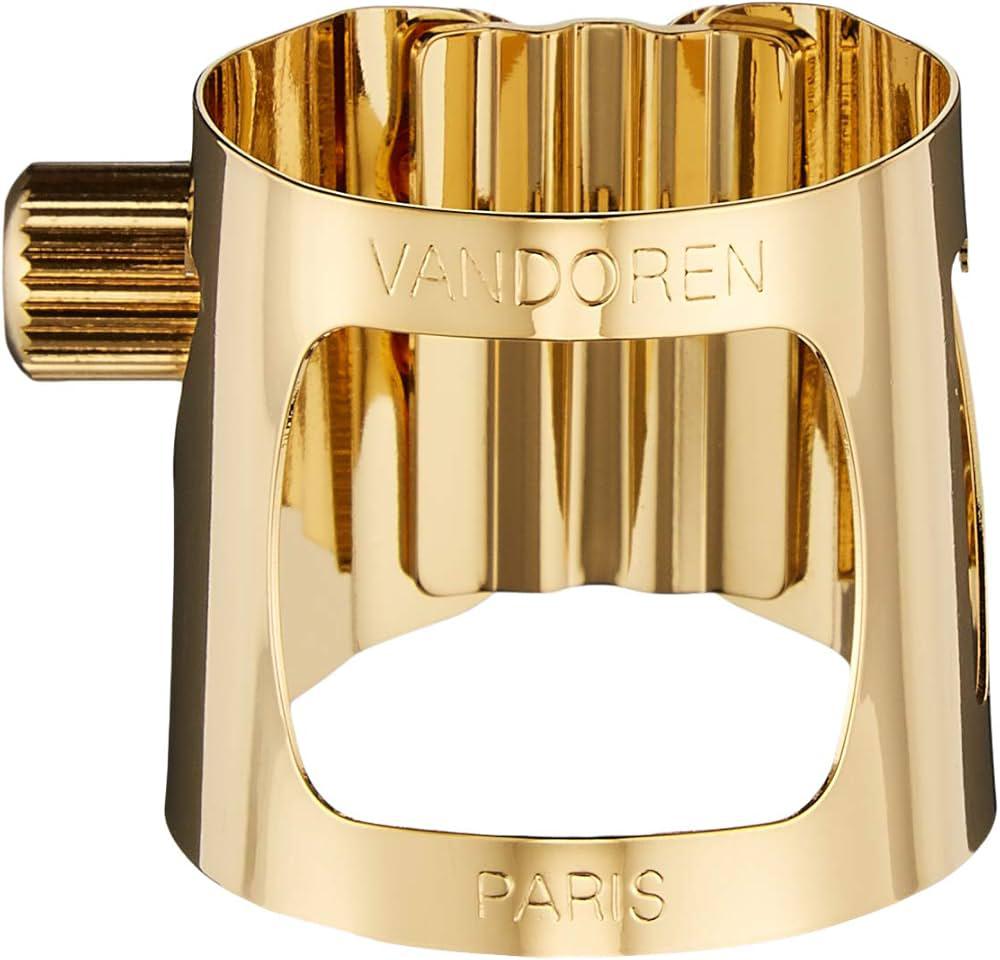 Vandoren - Abrazadera y Tapa para Sax Baritono, Dorado Mod.LC59DP_82