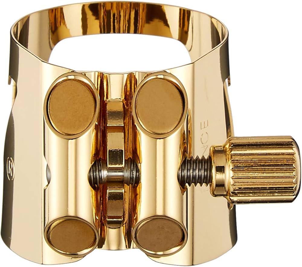 Vandoren - Abrazadera y Tapa para Sax Baritono, Dorado Mod.LC59DP_83