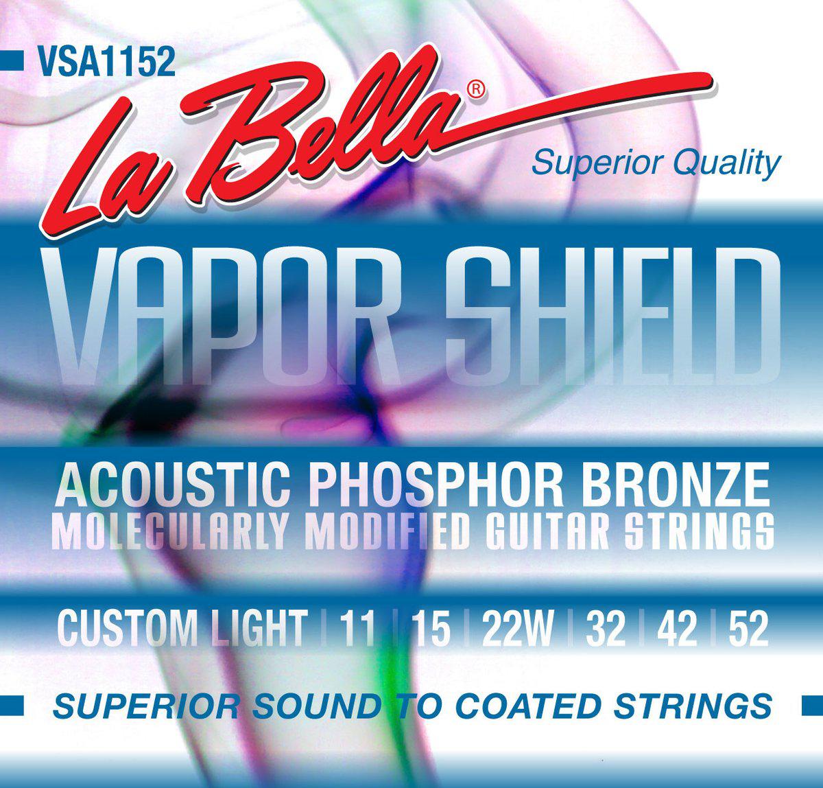 La Bella - Encordado Vapor Shield para Guitarra Acústica Mod.VSA1152_30