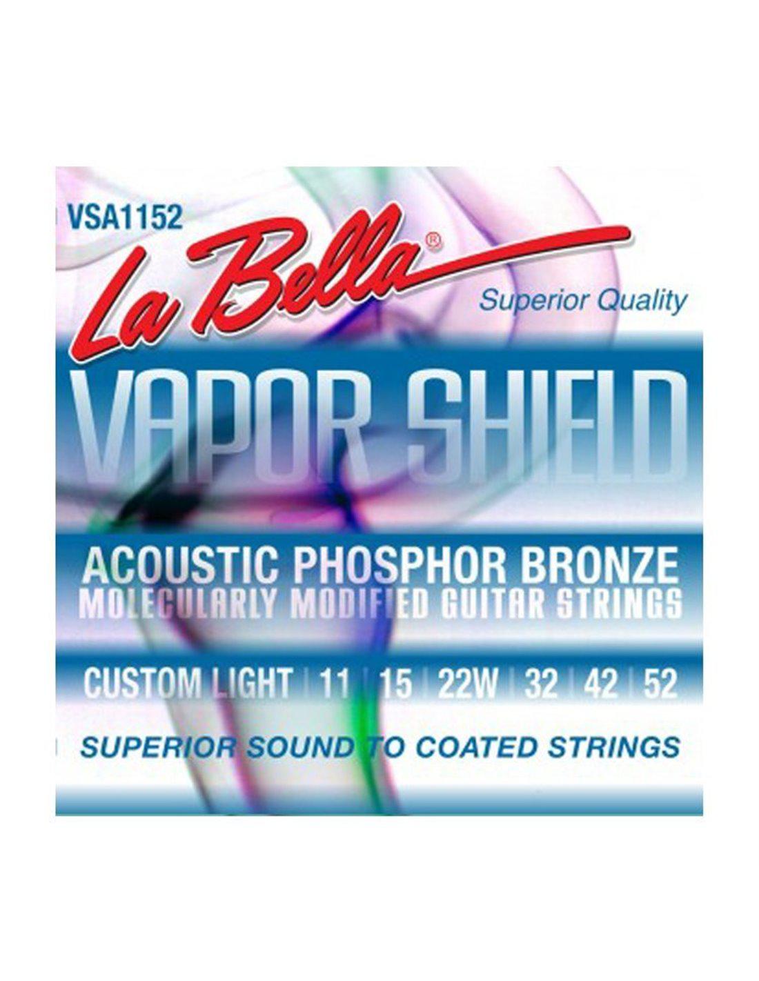 La Bella - Encordado Vapor Shield para Guitarra Acústica Mod.VSA1152_31