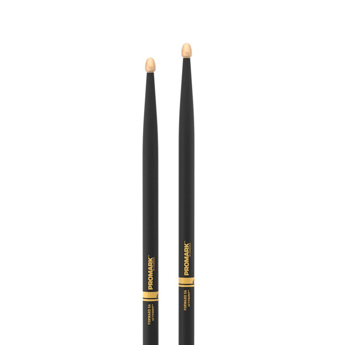 Promark - Baqueta Forward Activegrip 5A Punta de Madera Mod.F5AAG_12