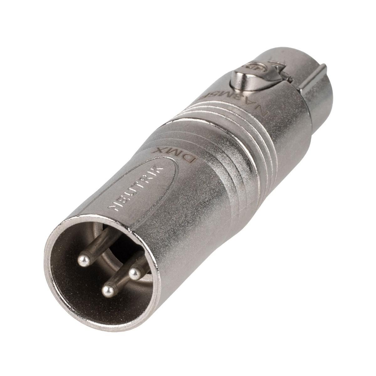 Neutrik - Adaptador XLR 3 Polos Macho a XLR 5 Polos Hembra Mod.NA3M5F_18