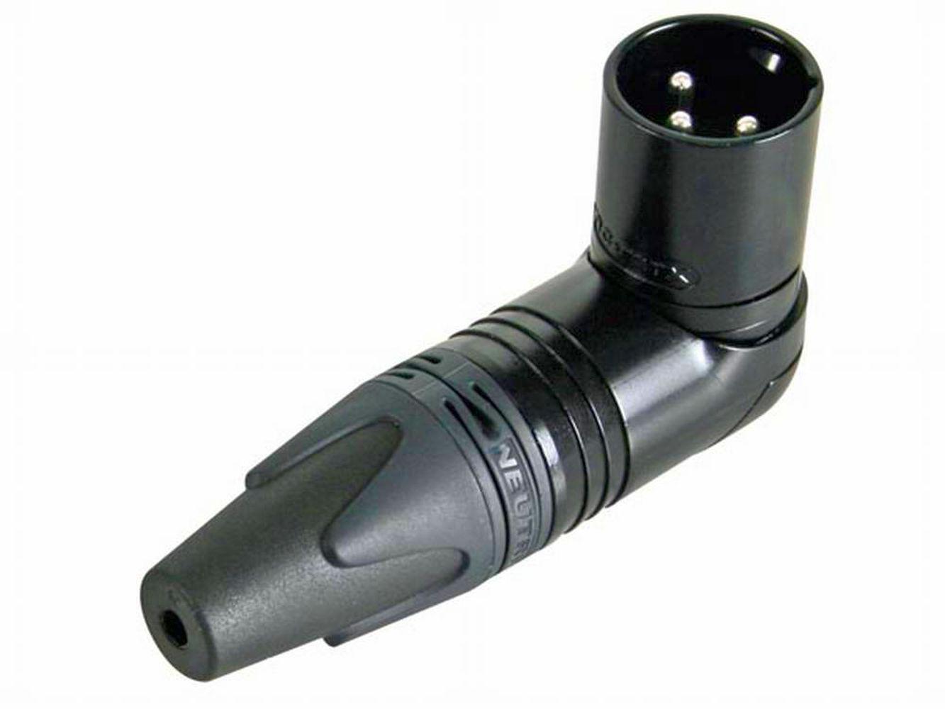 Neutrik - Conector XLR Macho de 3 Polos Serie RX a 90° Contactos en Plata Mod.NC3MRX-BAG_36