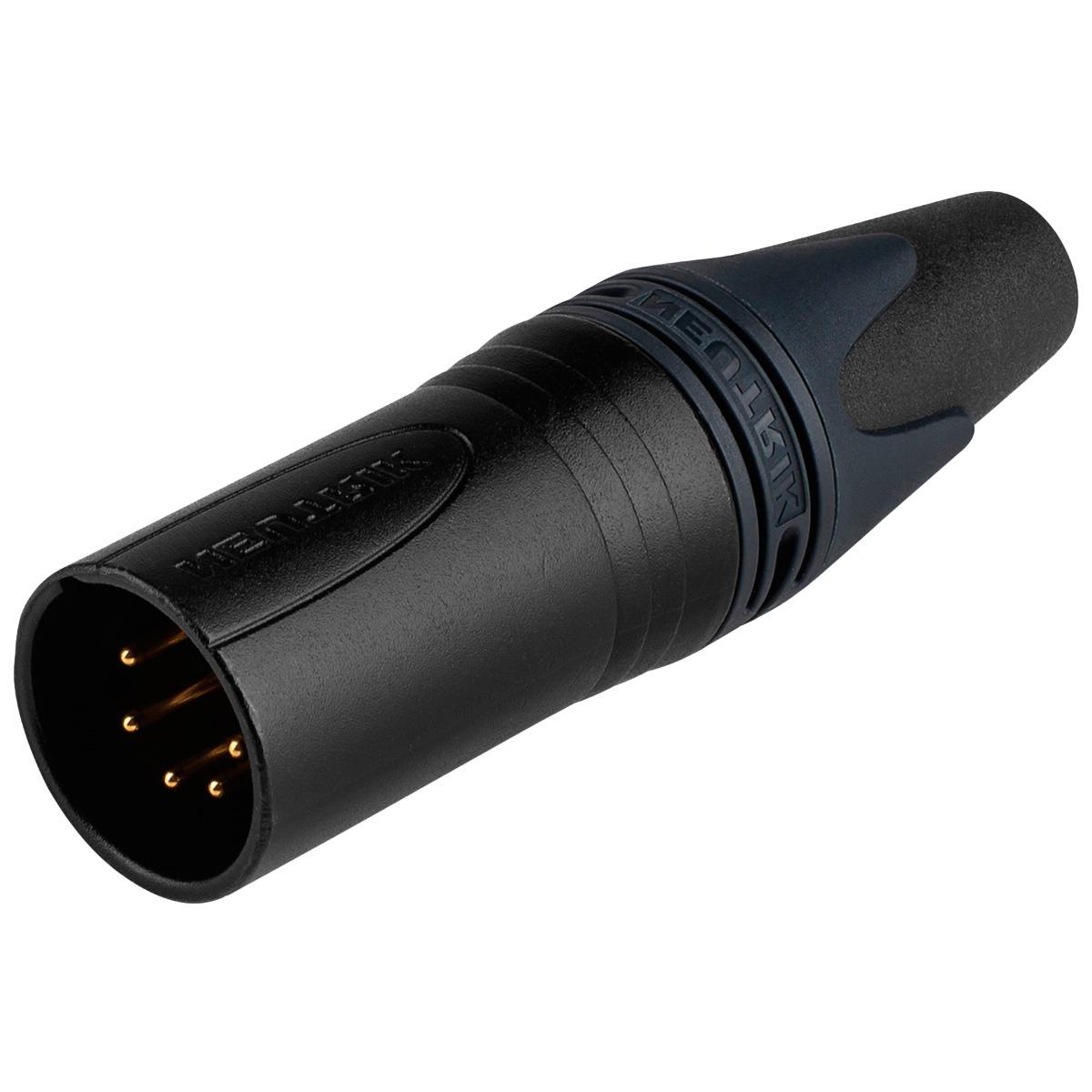 Neutrik - Conector XLR Macho 5 Polos Serie XX Contactos en Oro Mod.NC5MXX-B_40