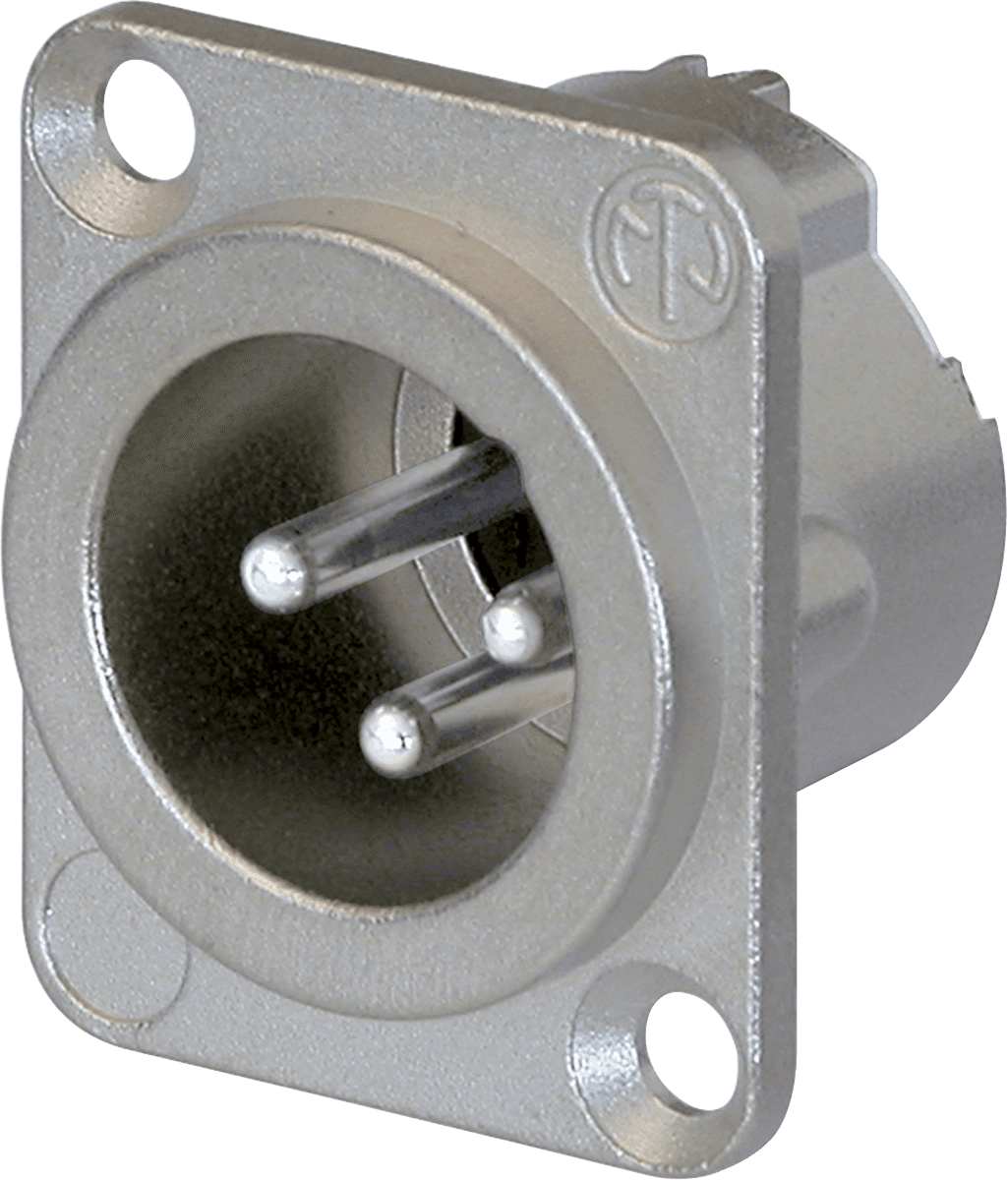 Neutrik - Conector XLR Macho de 3 Polos Serie D-LX Mod.NC3MD-LX_45