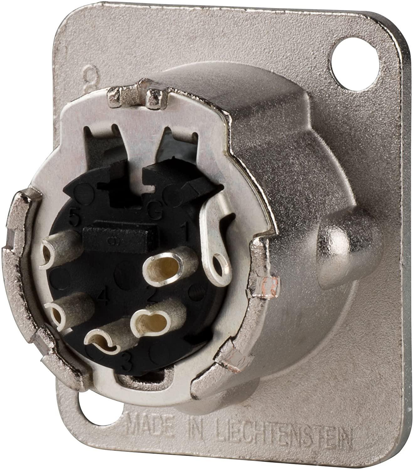 Neutrik - Conector XLR Macho 5 Polos Serie D-LX Mod.NC5MD-LX_50