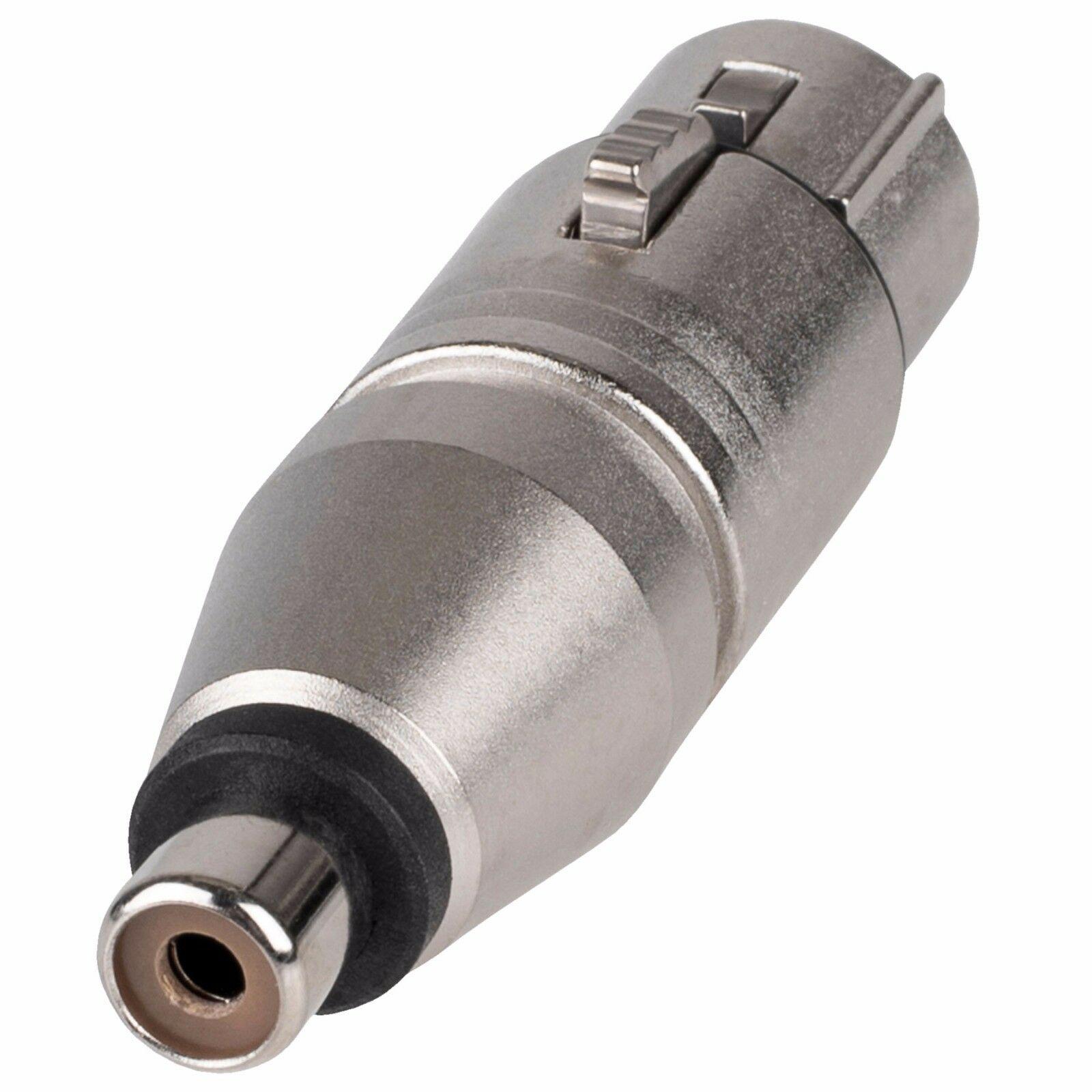 Neutrik - Adaptador XLR Hembra 3 Pines a Jack RCA Hembra Mod.NA2FPMF_61