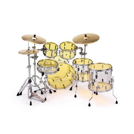 Remo - Parche Colortone Powerstroke P3, Tamaño: 22" con Perf. 5" Color: Amarillo Mod.P3-1322-CT-YEOH_215