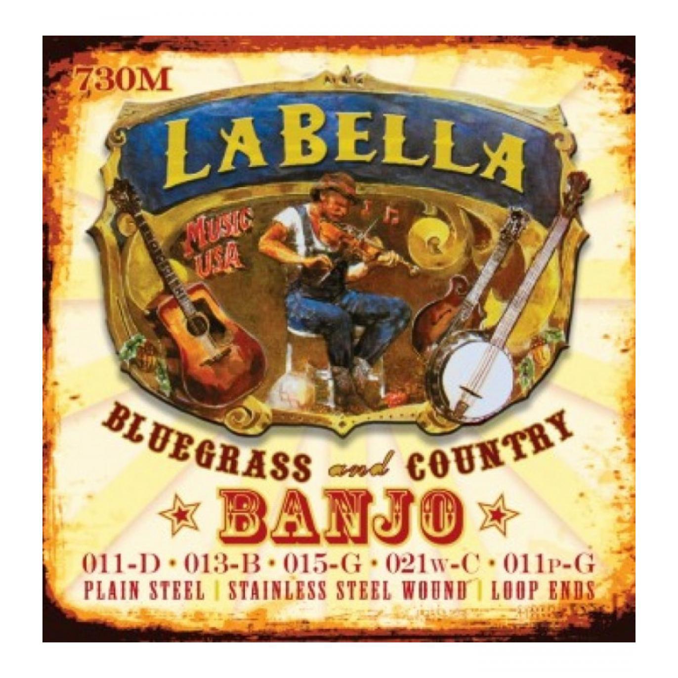 La Bella - Encordado para Banjo de 5 Cuerdas Mod.730M_74