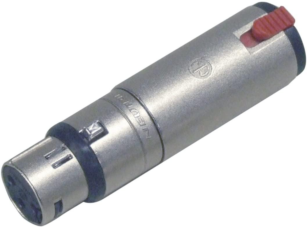 Neutrik - Adaptador XLR Hembra 3 Pines a Jack Estéreo 1/4" Mod.NA3FJ_359