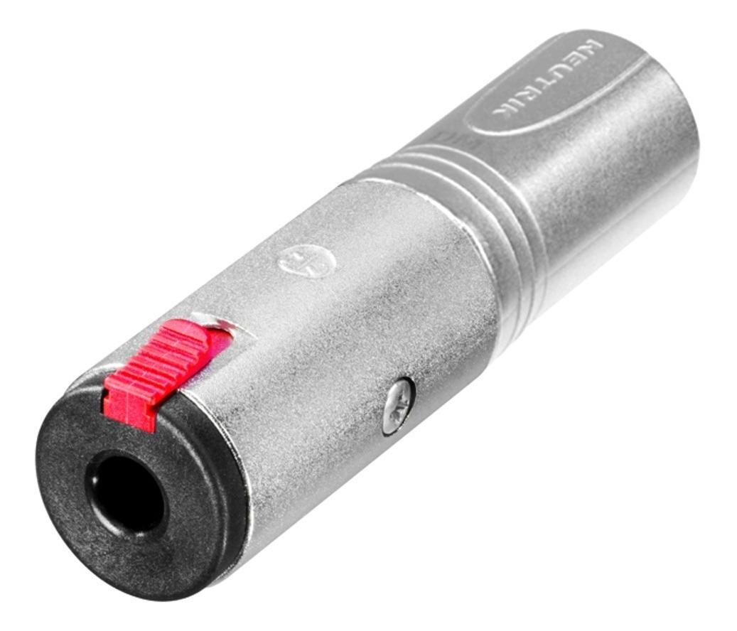 Neutrik - Adaptador XLR Macho 3 Pines a Jack Estereo TRS Mod.NA3MJ_367