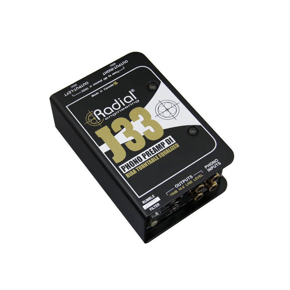 Radial - Caja Directa Activa Estereo RCA-XLR Mod.J33_382