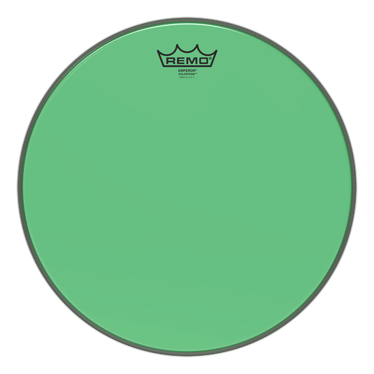 Remo - Parche Colortone Emperor, Color: Verde Tamaño: 14" Mod.BE-0314-CT-GN_17