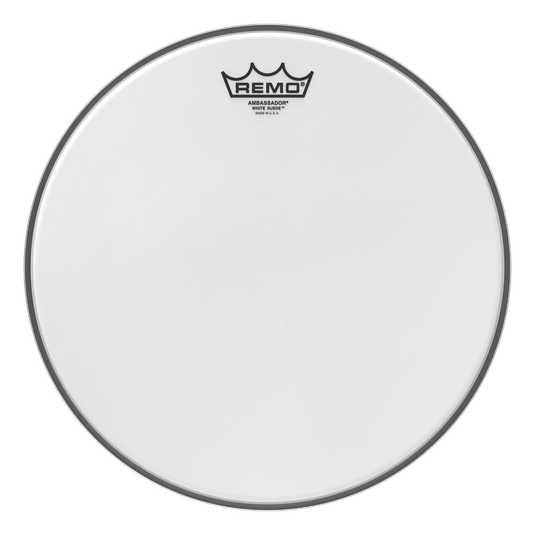 Remo - Parche White Suede Ambassador, Tamaño: 13" Mod.BA-0813-WS_5