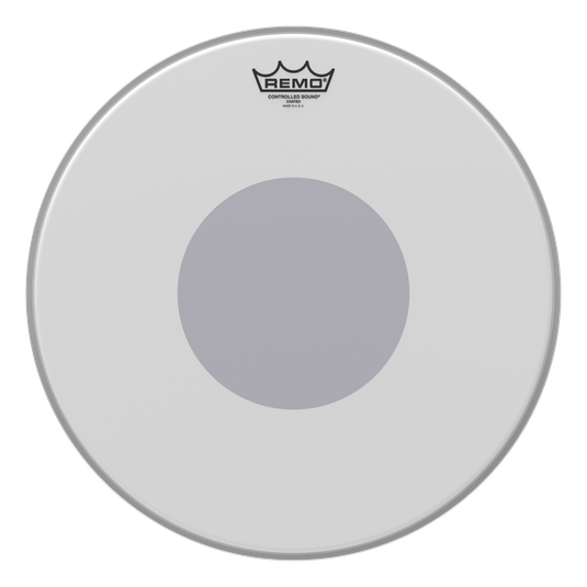 Remo - Parche Controlled Sound Coated, Tamaño: 16" Centro Negro Mod.CS-0116-10_16