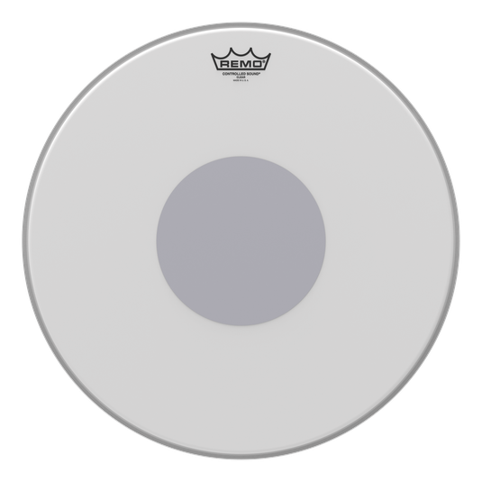 Remo - Parche Controlled Sound Coated, Tamaño: 18" Centro Negro Mod.CS-0118-10_17