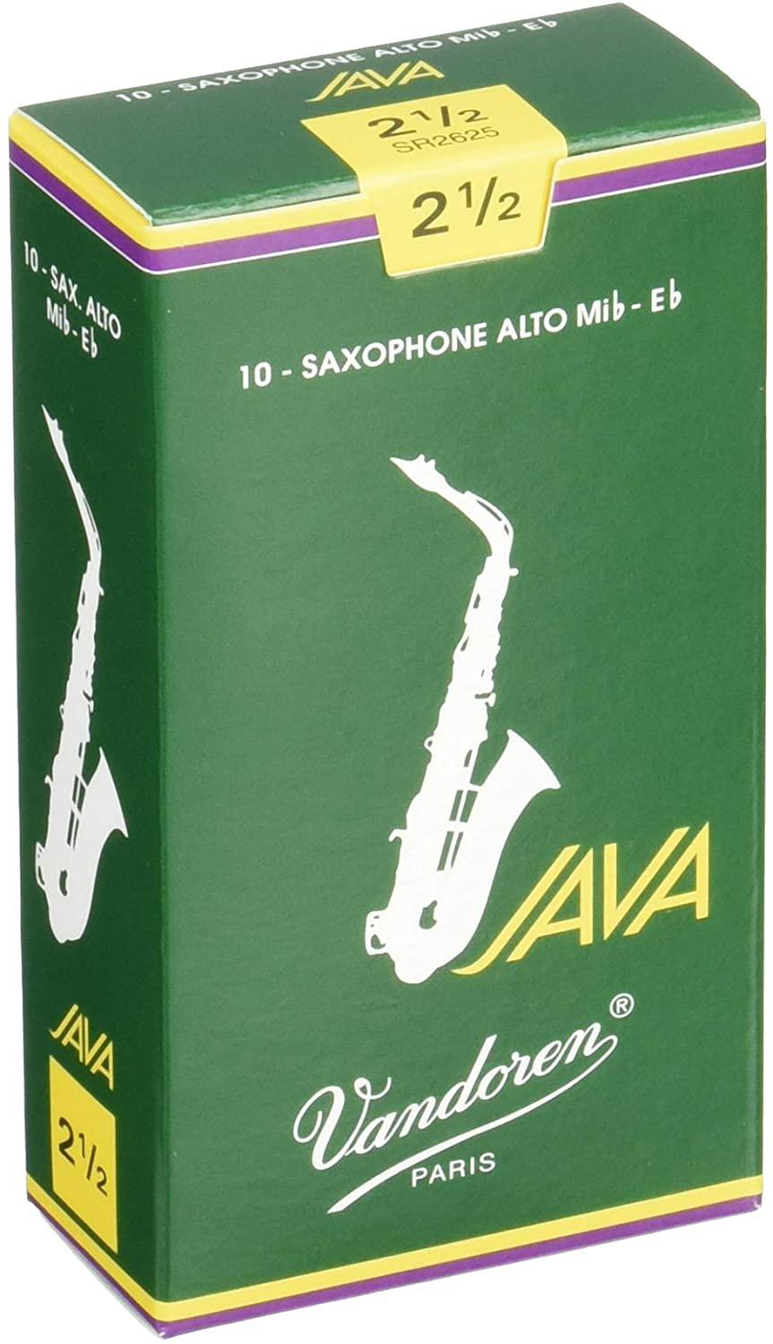 Vandoren - Cañas JAVA para Sax Alto, 10 Piezas Medida: 2 1/2 Mod.SR2625_9