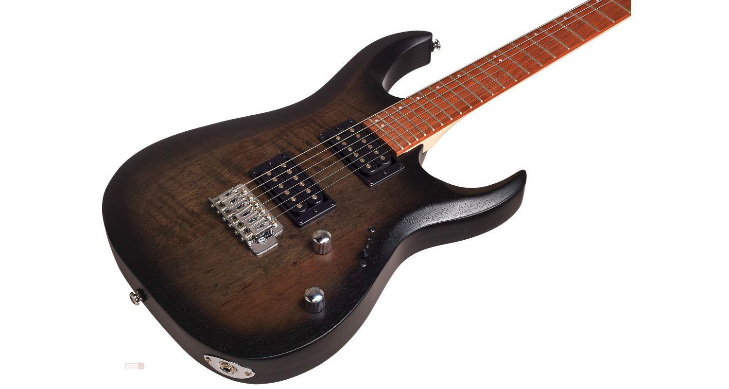 Cort - Guitarra Eléctrica X, Color: Cafe Somb. Mate Mod.X100-OPKB_19