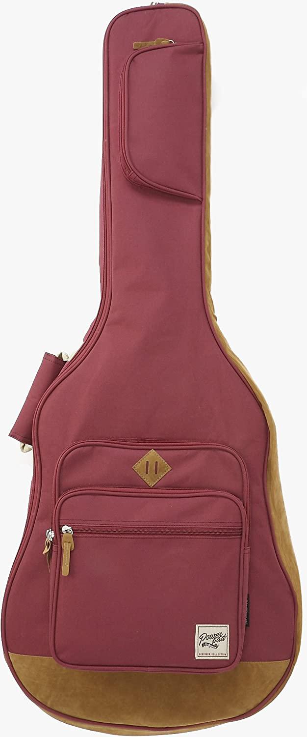 Ibañez - Funda Powerpad para Guitarra Acústica, Color: Vino Mod.IAB541-WR_28