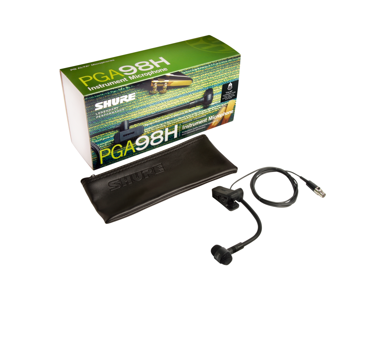 Shure - Micrófono Cuello de Ganso con Clip para Instrumento de Viento Mod.PGA98H-TQG_2