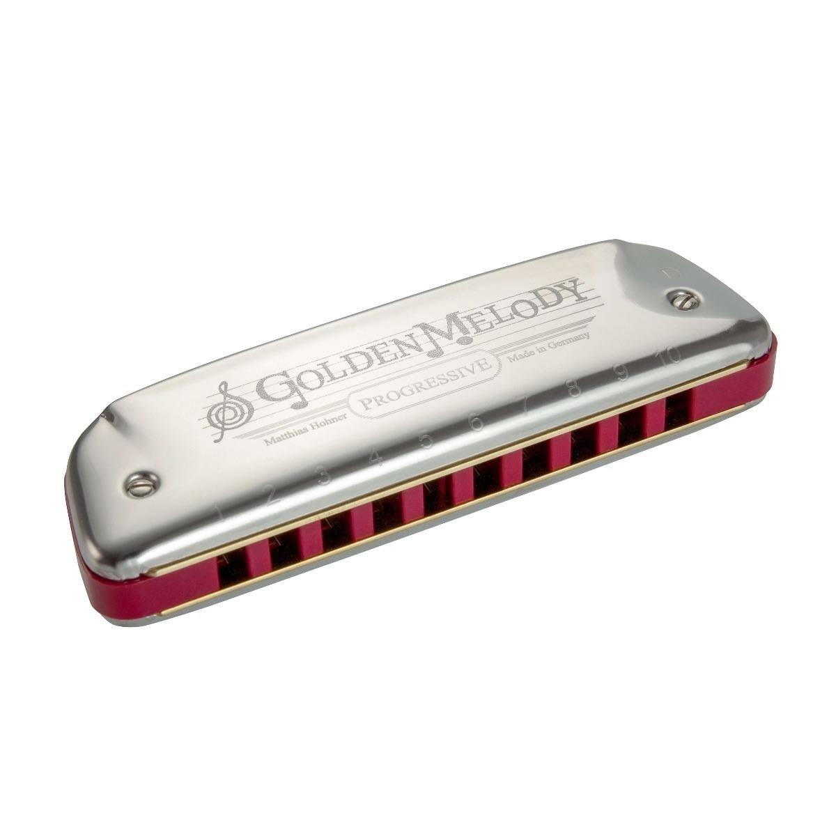 Hohner - Armónica Golden Melody en Fa Mayor 542/20 Mod.M542066X_75
