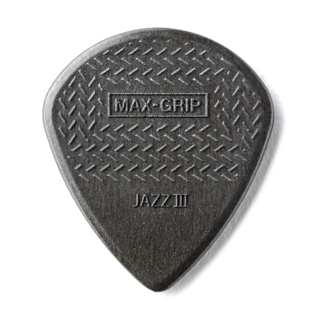 Dunlop - 1 Plumilla Max Gripp Jazz III, Color: Gris Mod.471R3C_21