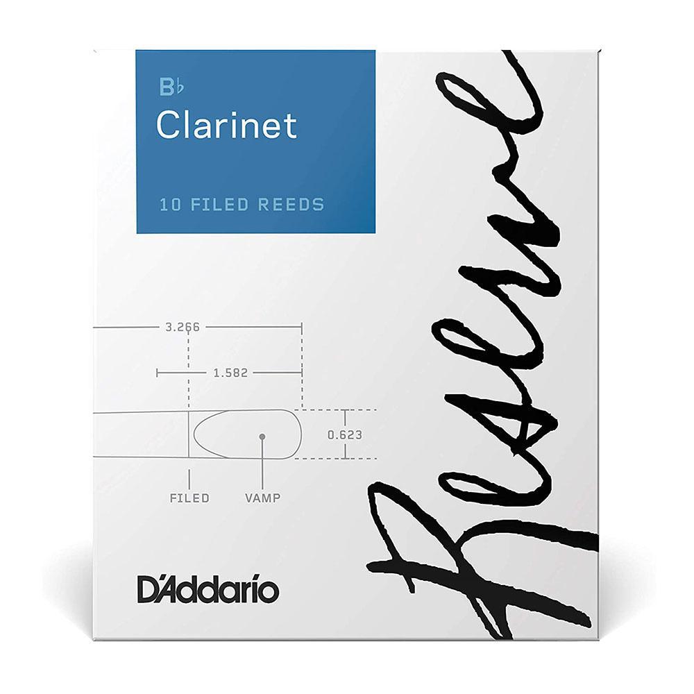 Rico - Cañas Reserve para Clarinet Sib, 10 Piezas Medidas: Varios Mod.DCR10___11