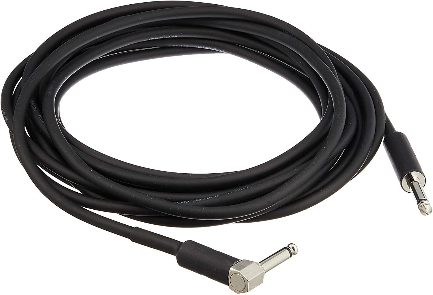 Ibañez - Cable para Instrumento SI, Tamaño: 6.10 mts. Negro Recto/Ang. Mod.SI20L_22
