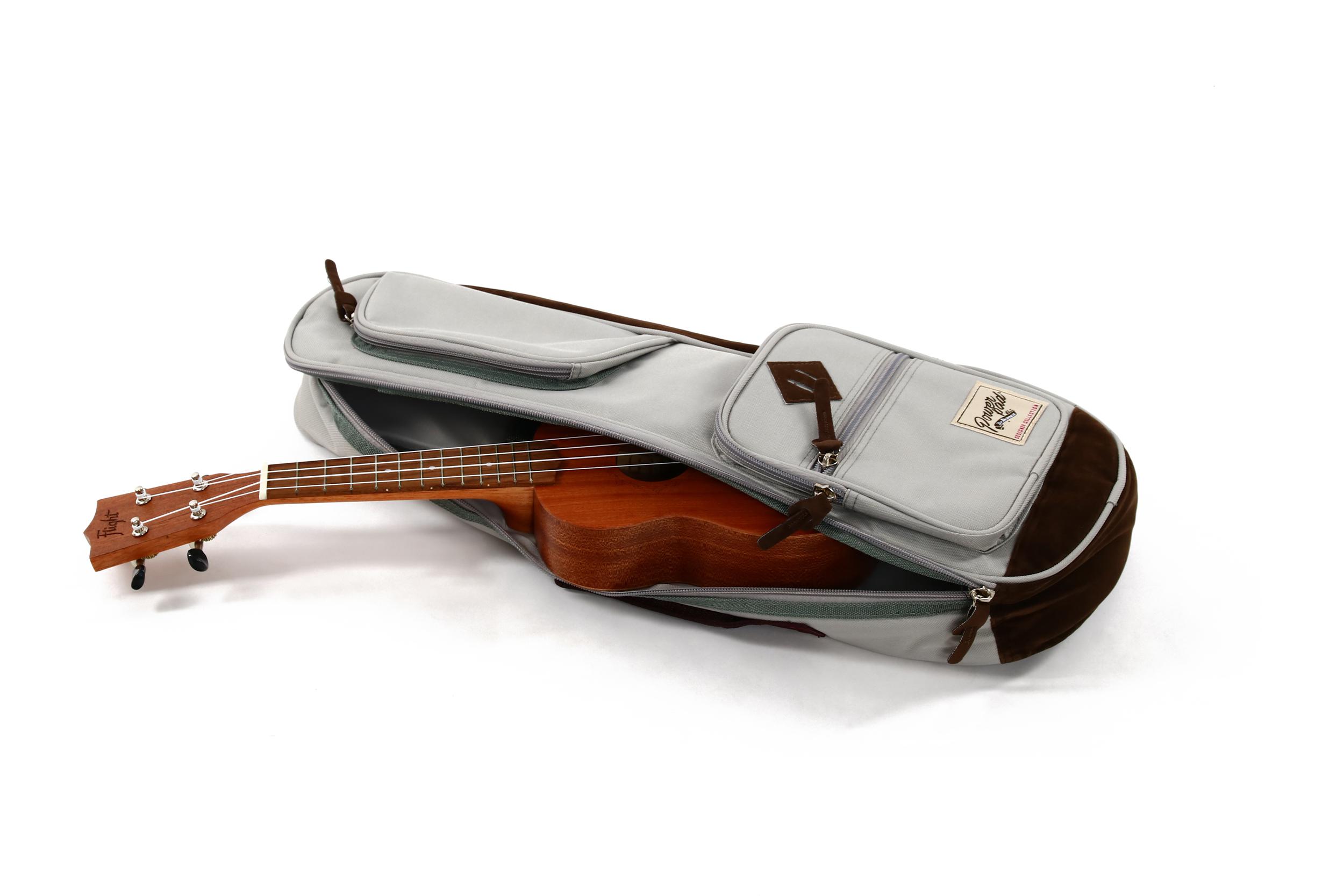 Ibañez - Funda Powerpad Designer para Ukulele Soprano, Color: Gris Mod.IUBS541-GY_15