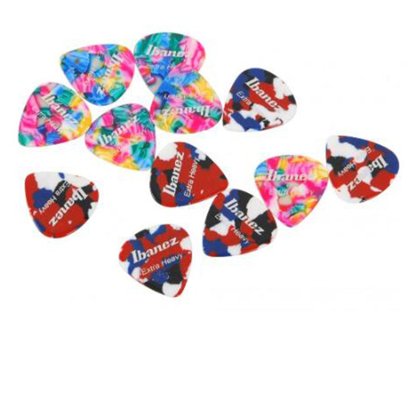 Ibañez - 12 Plumillas Celulloid, Tamaño: Extra Heavy Color: Varios Mod.ABCE161X-M04_42