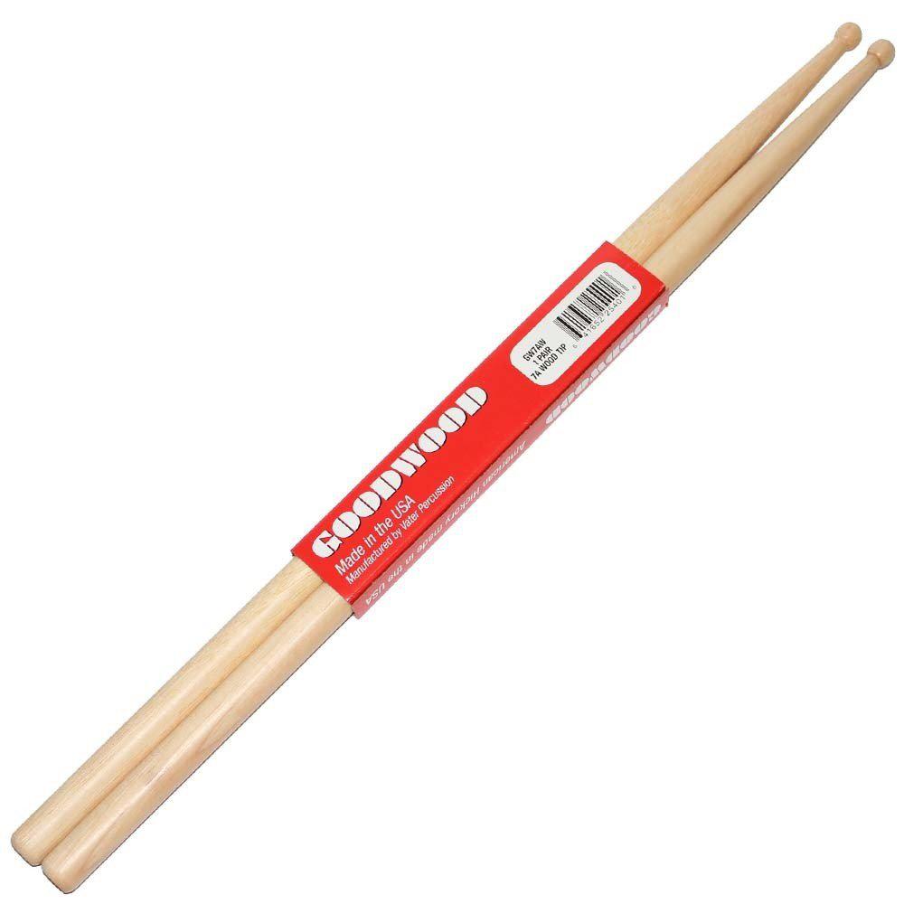 Vater - Baquetas Goodwood Rock Hickory 7A, Punta: Madera Mod.GW7AW_3