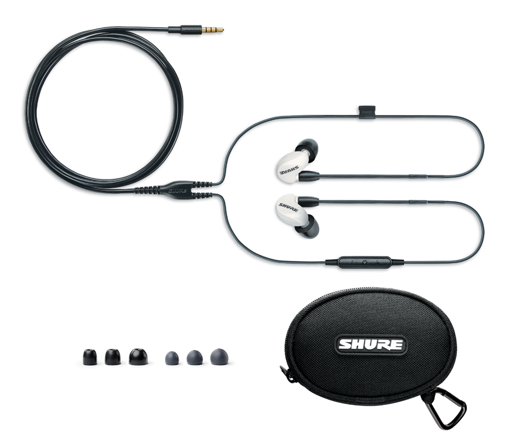 Shure - Audífonos In-Ears Aislantes de Sonido, Color: Blanco Mod.SE215SPE-W-UNI_7