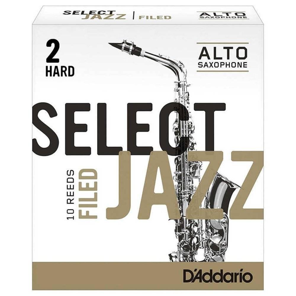D'Addario - Cañas Select Jazz Filed para Sax Alto, 10 Piezas Medidas: 2H Mod.RSF10ASX2H_10