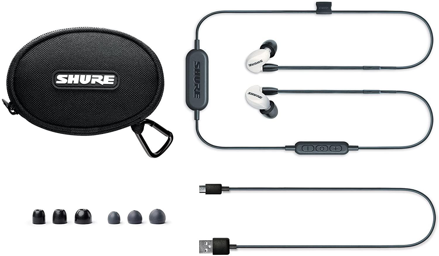 Shure - Audífonos In-Ears Bluetooth Aislantes de Sonido, Color: Blanco Mod.SE215SPE-W-BT1_19
