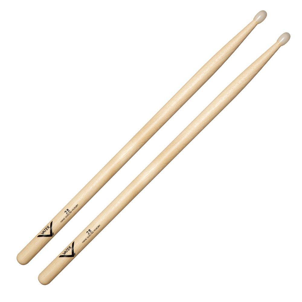 Vater - Baquetas Hickory 2B, Punta: Nylon Mod.VH2BN_2