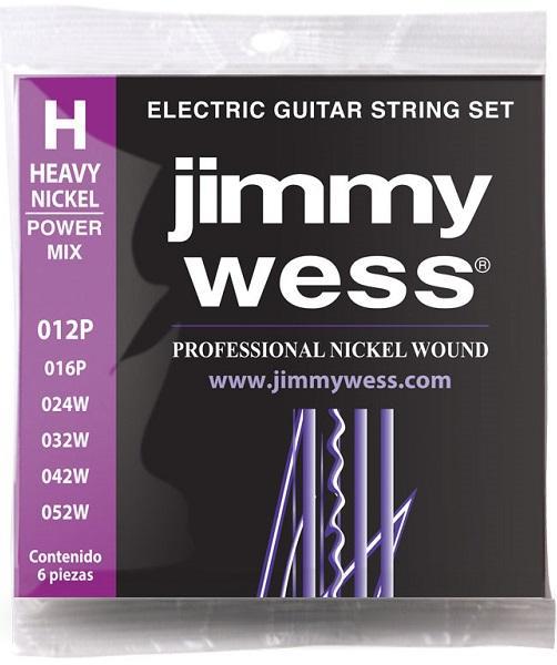 Jimmy Wess - Encordado para Guitarra Electrica Power Mix 012 Mod.JWGE-1012N