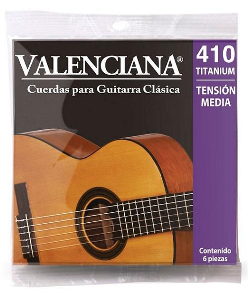 La Valenciana - Encordado para Guitarra Clásica, Nylon Titanio Mod.410T