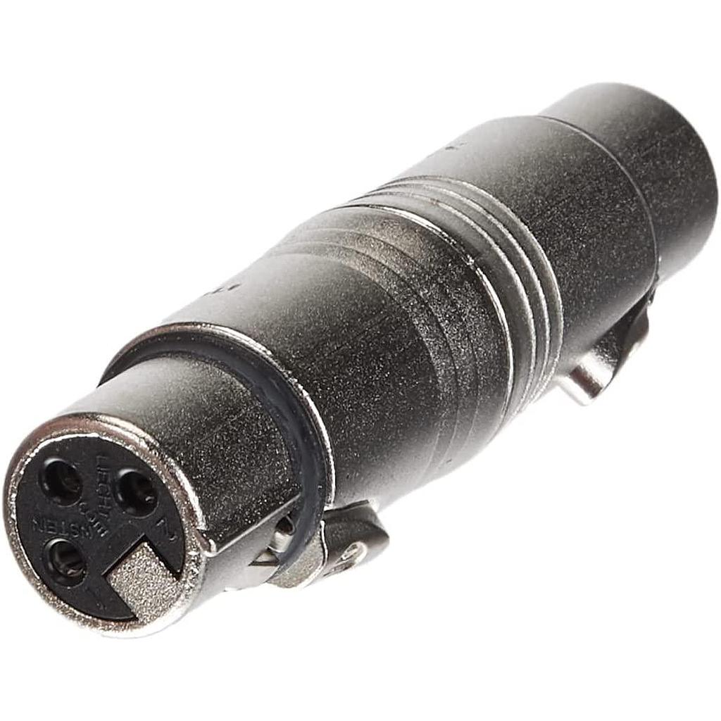 Neutrik - Adaptador XLR Hembra de 3 Pines a XLR Hembra de 3 Pines Mod.NA3FF