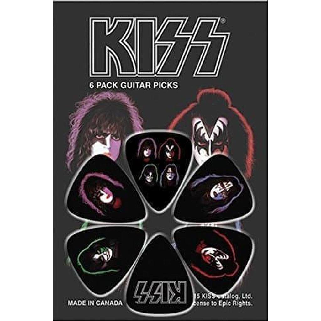 Perris - 6 Plumillas KISS Mod.LP-KISS1