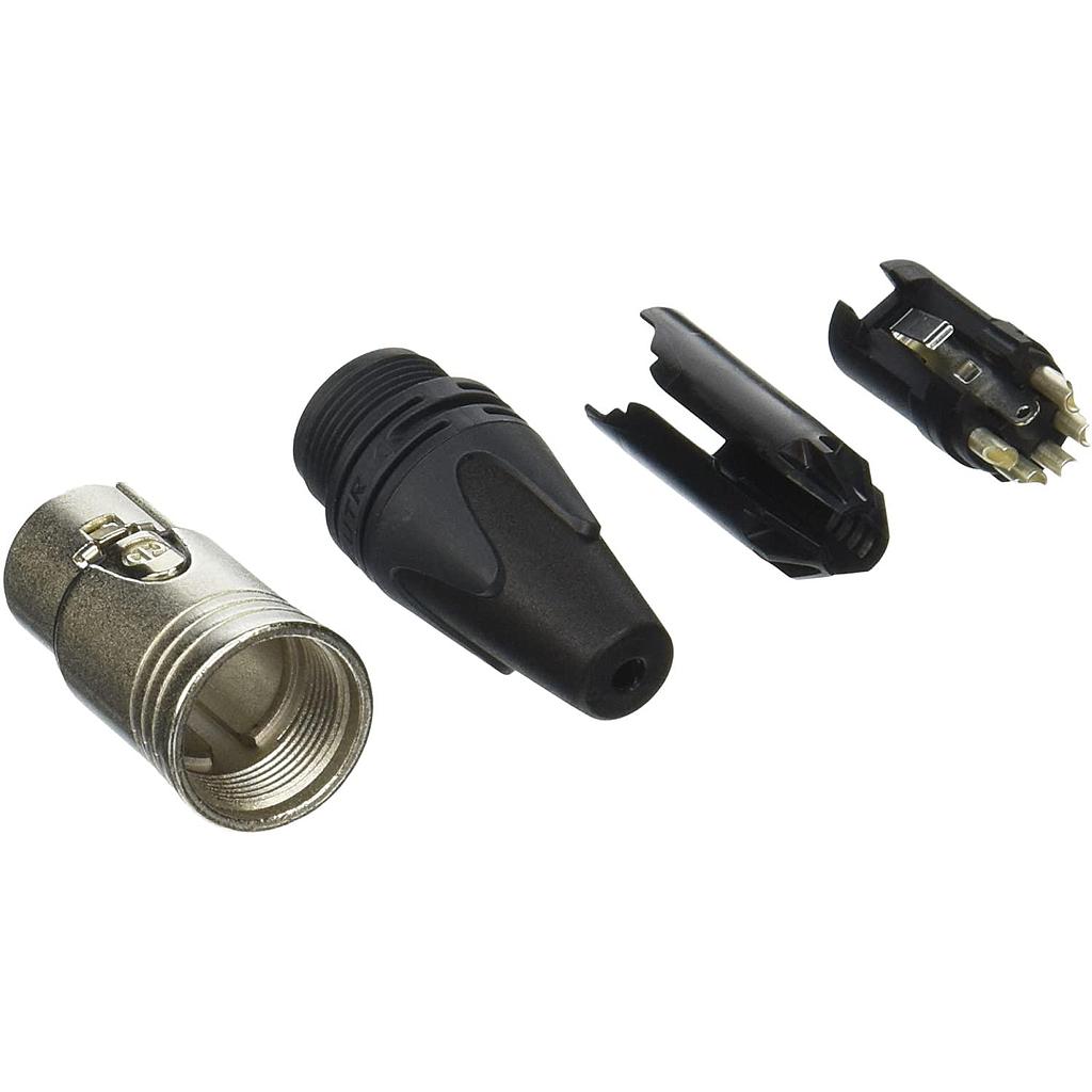 Neutrik - Conector XLR Hembra de 5 Polos Serie XX Contactos en Plata Mod.NC5FXX-BAG