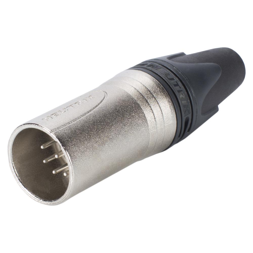 Neutrik - Conector XLR Macho de 7 Polos Serie XX Conctados Niquel Mod.NC7MXX