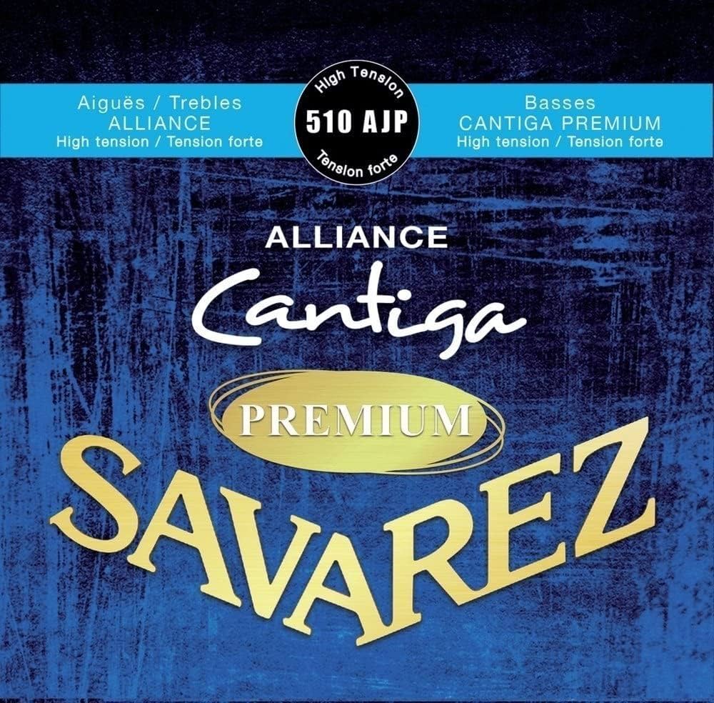 Savarez - Encordado Alliance Cantiga Premium para Guitarra Clásica, Tensión: Alta Mod.510AJP